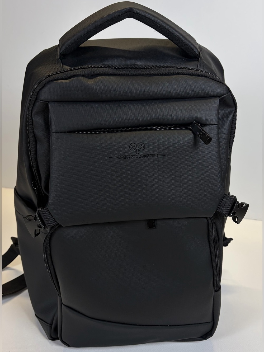 NWT Jack Abrahams Perry 18” Waterproof Laptop Travel Backpack Black